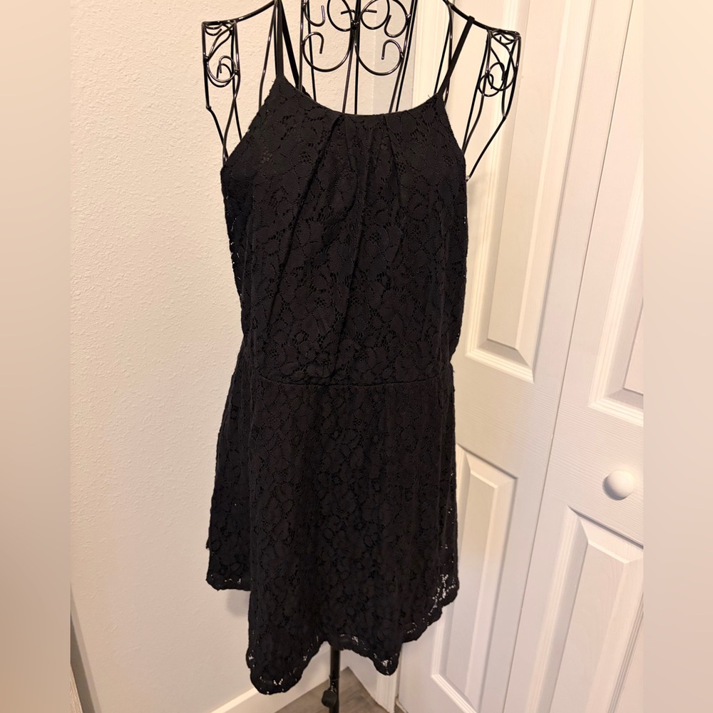 Royalty For Me Elegant Black Mini Dress
